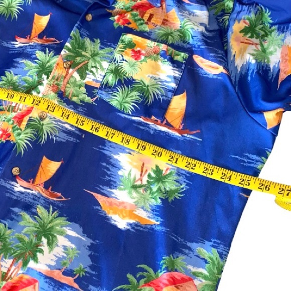 Vintage Pennshire Floral Hawaiian Shirt BIG MAN 2XL (H) - Picture 5 of 7